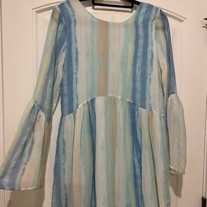 Adrienne Pastel Stripe Dress